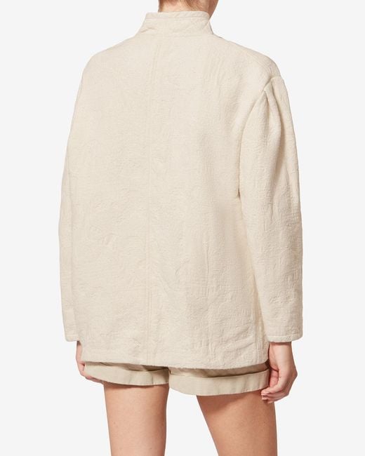 Isabel Marant Natural Uadie Coat