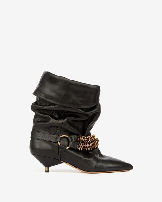 Isabel Marant Black Edrik Chain Boots
