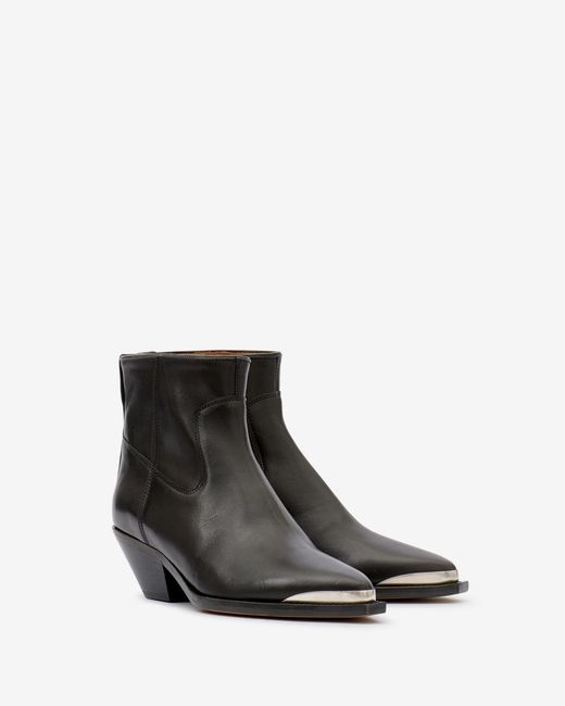 Isabel Marant White Adnae Boots