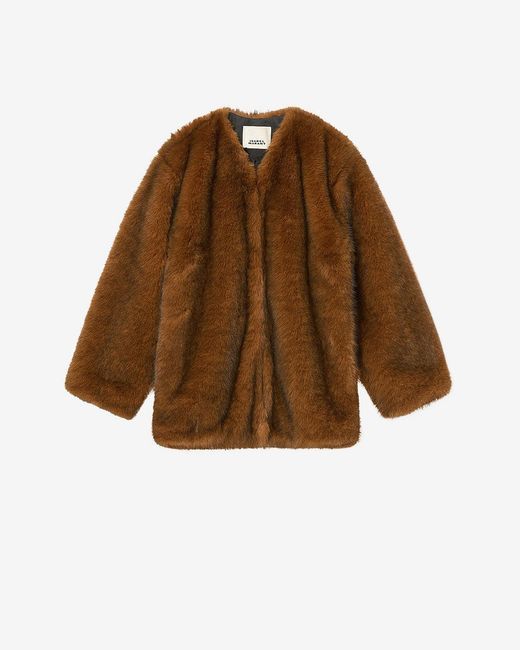 Isabel Marant Brown Aglae Coat