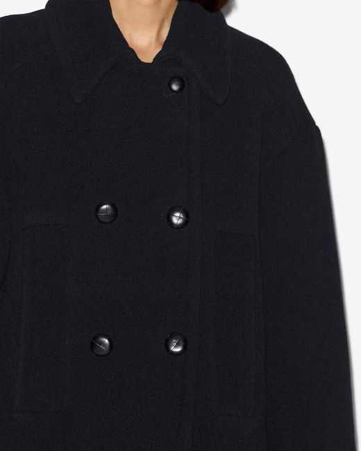 Isabel Marant Blue Fiby Coat