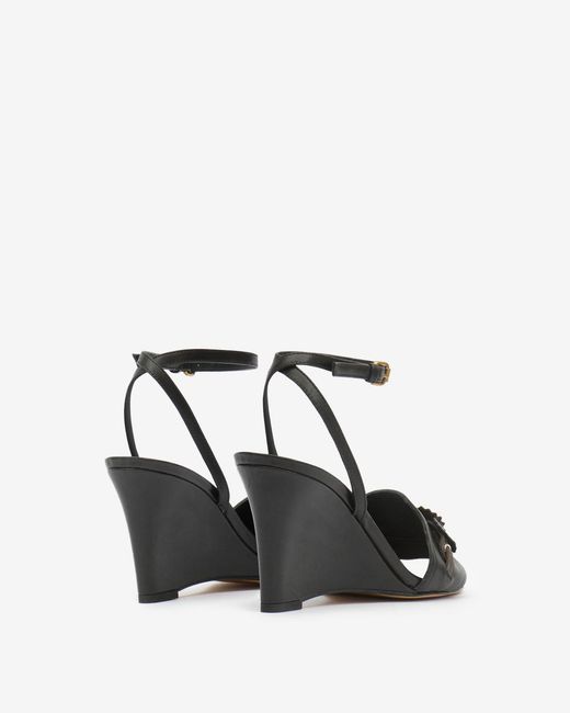 Isabel Marant Black Anerya Sandals