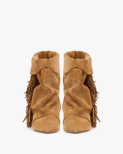 Isabel Marant Brown Edrik Fringes Boots