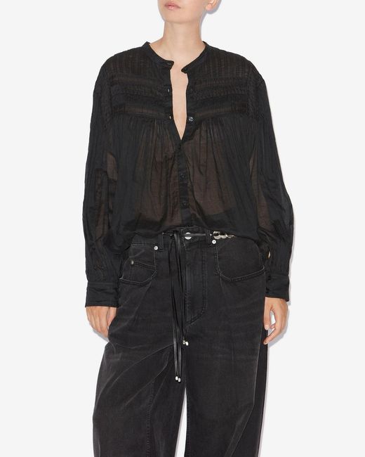 Isabel Marant Black Plalia Blouse
