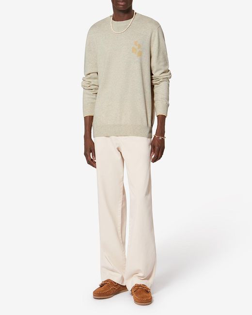 Isabel Marant White Antea Sweater for men