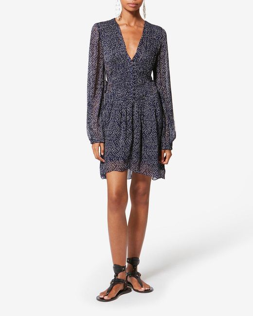 Isabel Marant Blue Loriena Dress