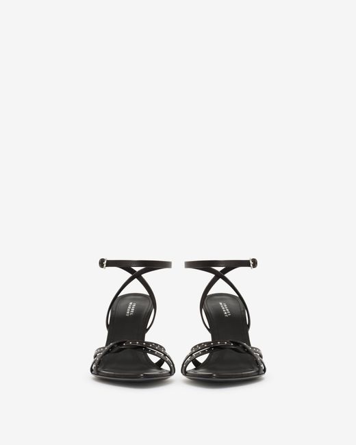 Isabel Marant White Adole Sandals