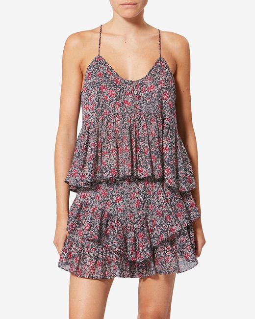 Isabel Marant Purple Lirhetta Top