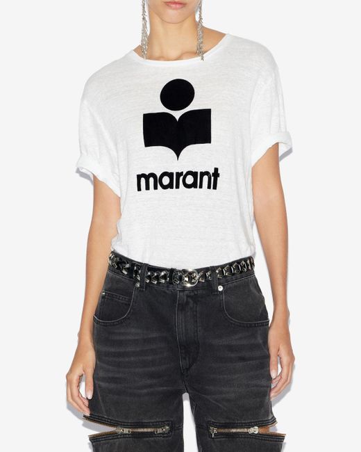 Isabel Marant White T-Shirt Zewel