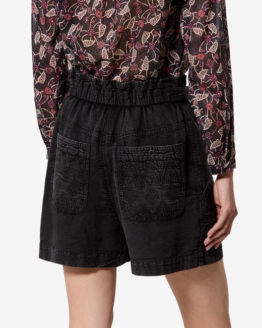 Isabel Marant Black Kisha Shorts