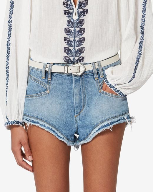 Isabel Marant White Coraline Belt