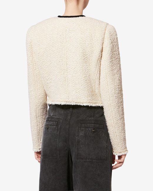 Isabel Marant White Gradilia Jacket