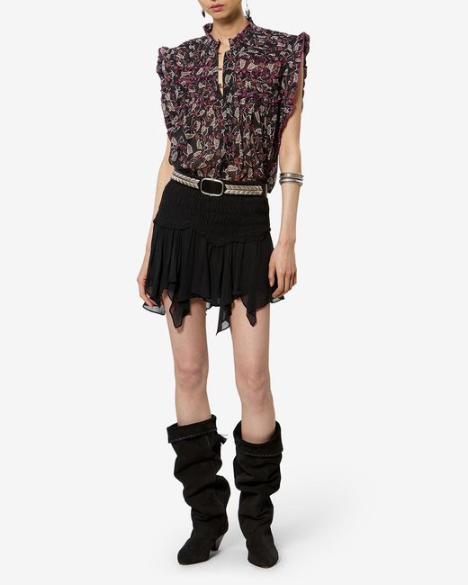 Isabel Marant Black Fiala Skirt