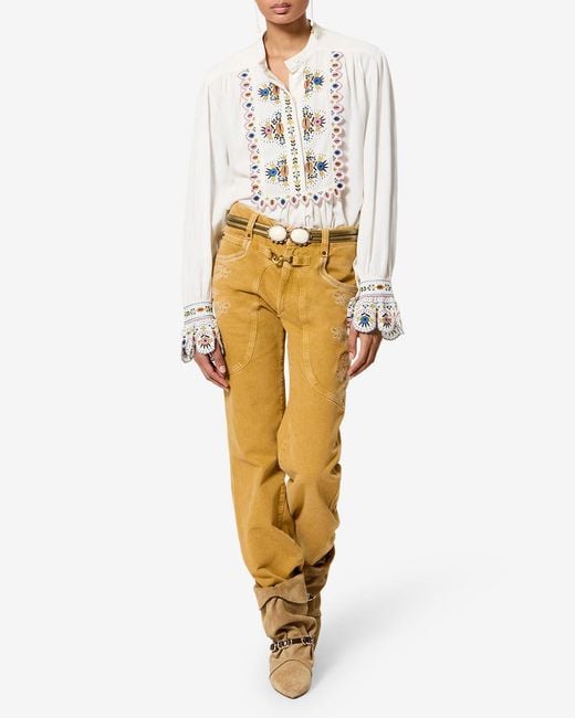 Isabel Marant White Monique Top