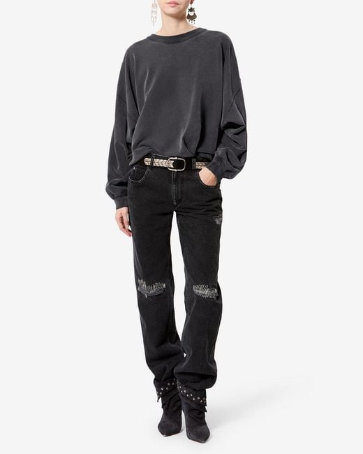 Isabel Marant Black Sauria Sweat Shirt
