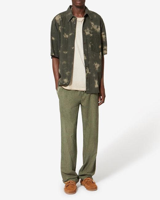 Isabel Marant Green Tabilio Shirt for men