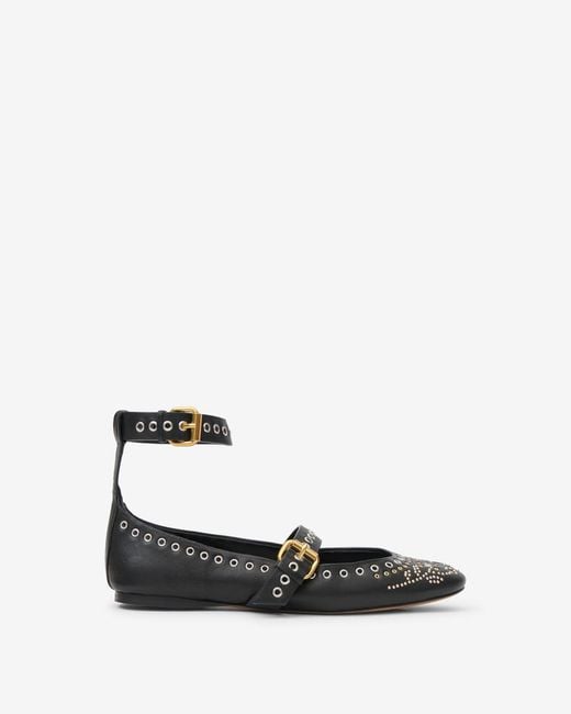 Isabel Marant Black Ylza Ballerinas