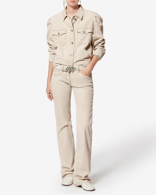 Isabel Marant White Bolineav Jacket