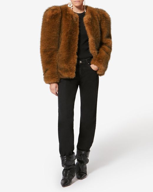 Isabel Marant Brown Bahria Coat