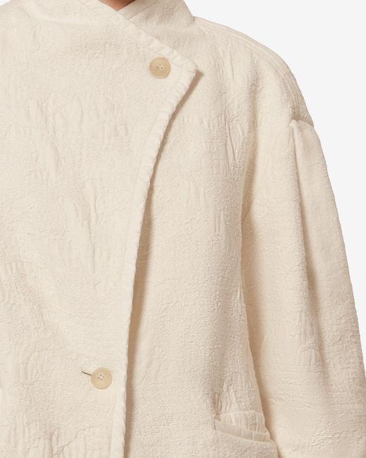 Isabel Marant Natural Uadie Coat