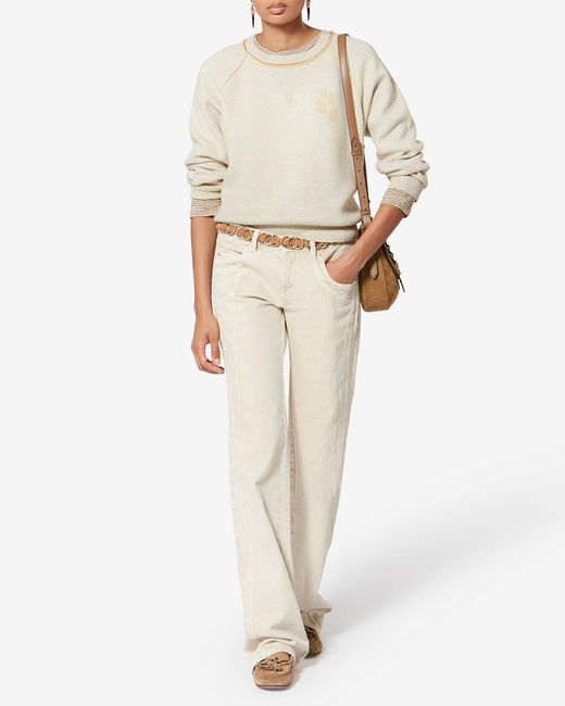 Isabel Marant White Loriby Sweater