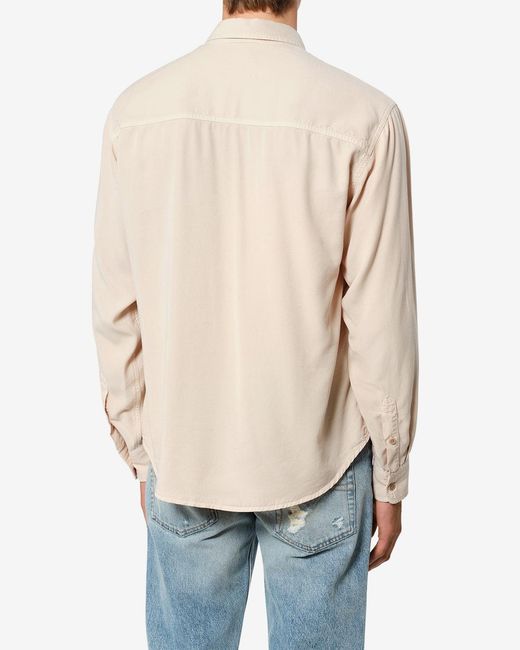 Isabel Marant White Saul Shirt for men