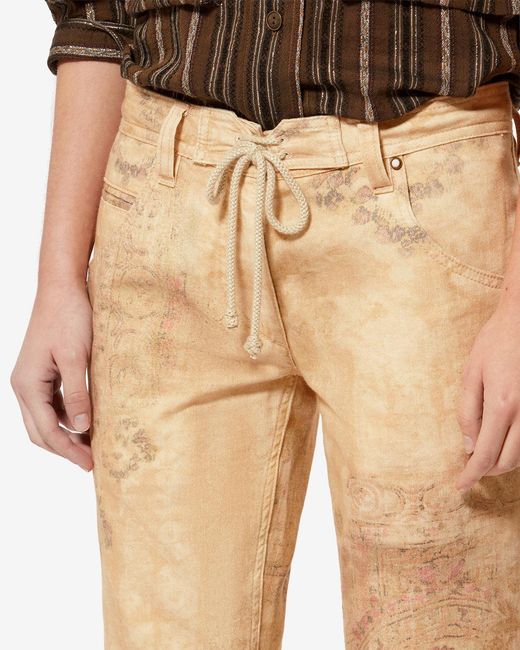 Isabel Marant Natural Camila Pants