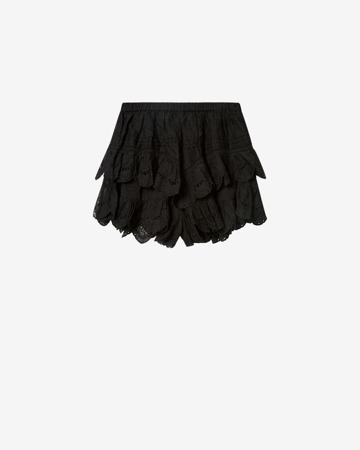 Isabel Marant Black Jocadia Shorts