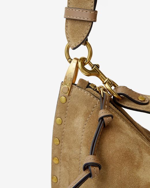 Isabel Marant Metallic Oskan Soft Zipped Bag