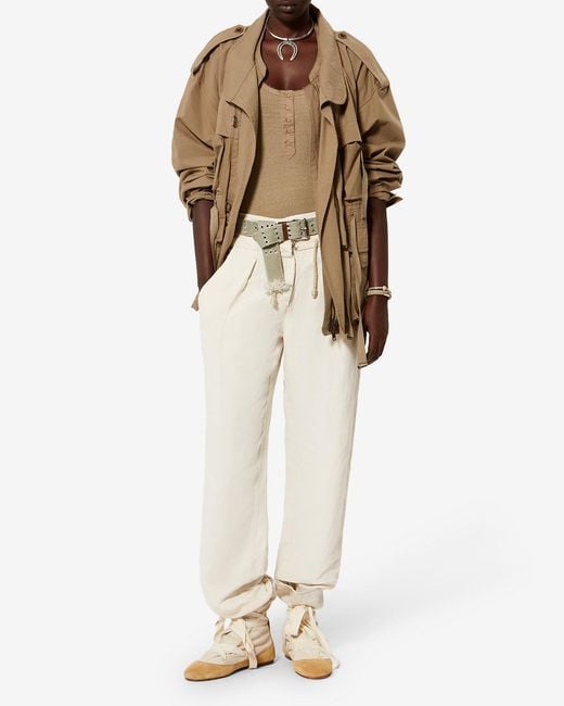 Isabel Marant White Sharon Pants