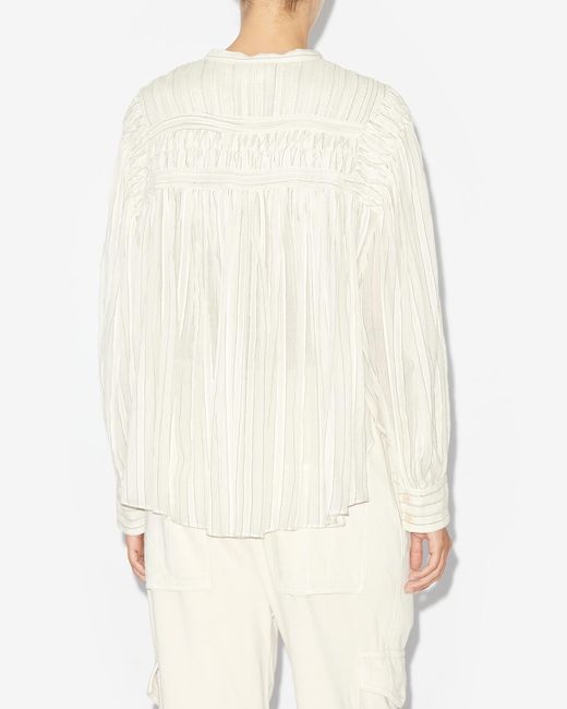 Isabel Marant White Plalia Top