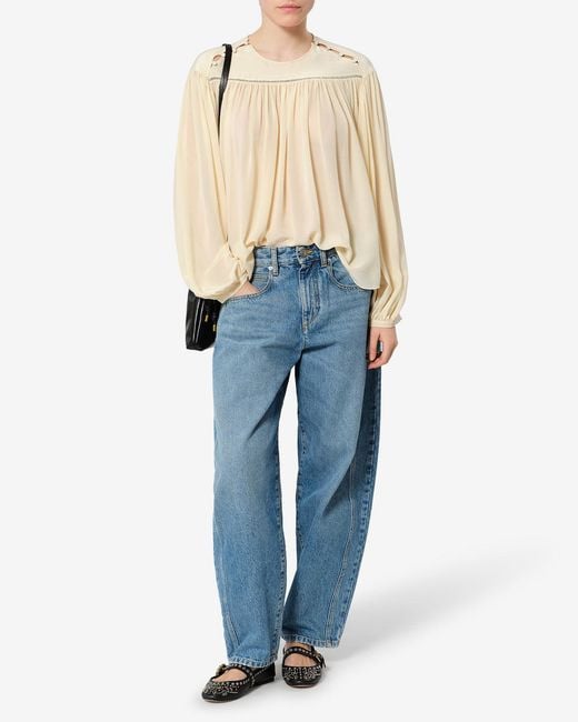 Isabel Marant White Nuna Top