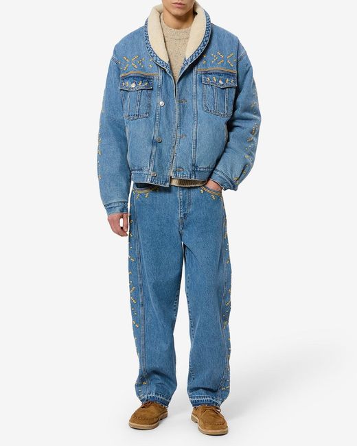 Chaqueta Jackson De Denim Isabel Marant de hombre de color Blue