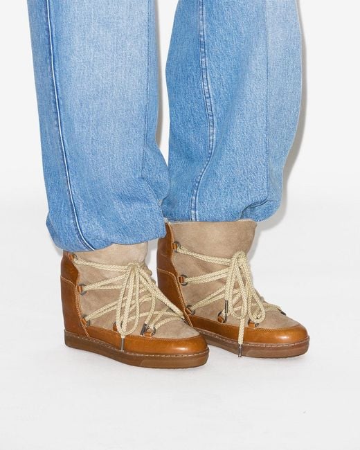 Isabel Marant Natural Nowles Boots