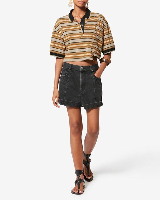 Isabel Marant White Poloshirt Isalyne