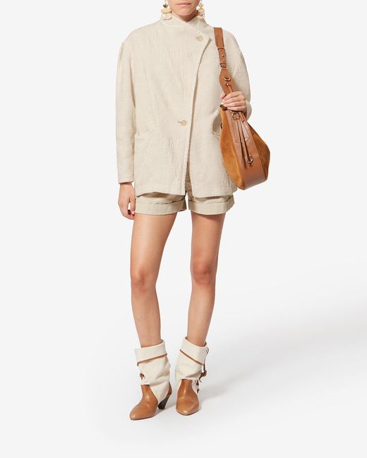 Isabel Marant Natural Uadie Coat
