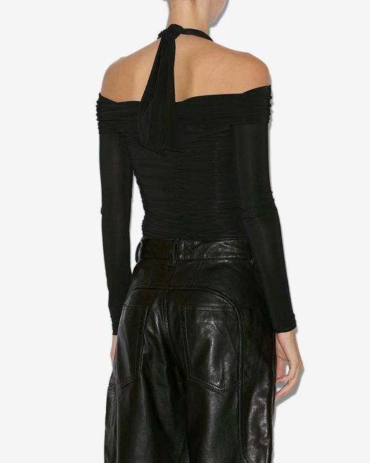 Isabel Marant Black Vonda Top