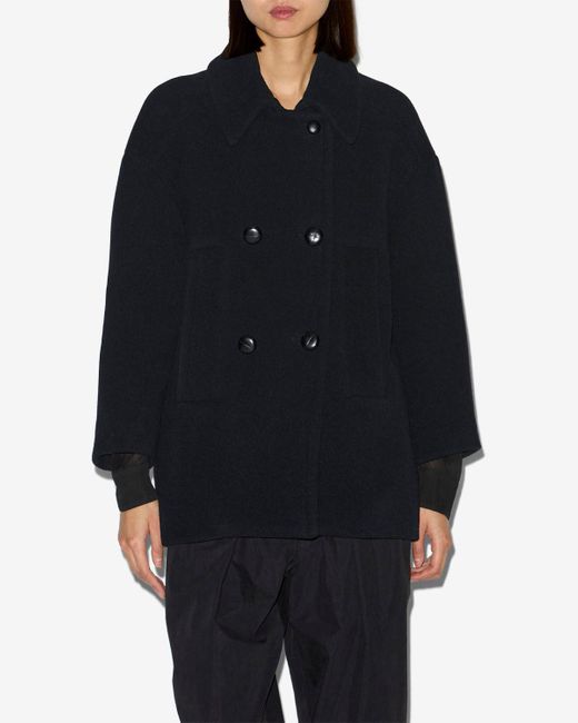 Isabel Marant Blue Fiby Coat