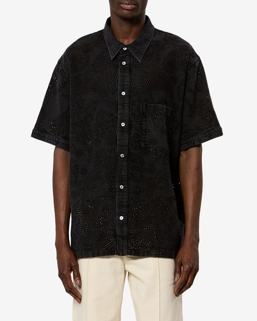 Isabel Marant Black Igwen Shirt for men