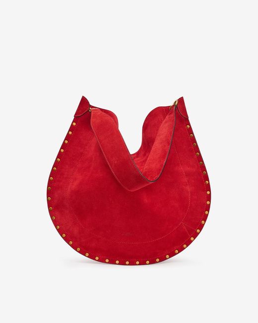 Isabel Marant Red Oskan Hobo Soft Bag