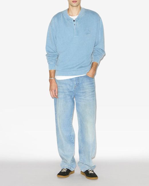 Felpa Mathias di Isabel Marant in Blue da Uomo