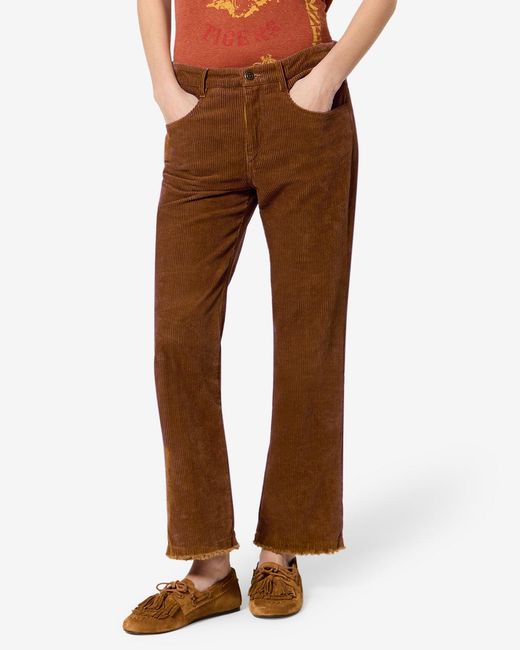 Isabel Marant Brown Ruthie Pants
