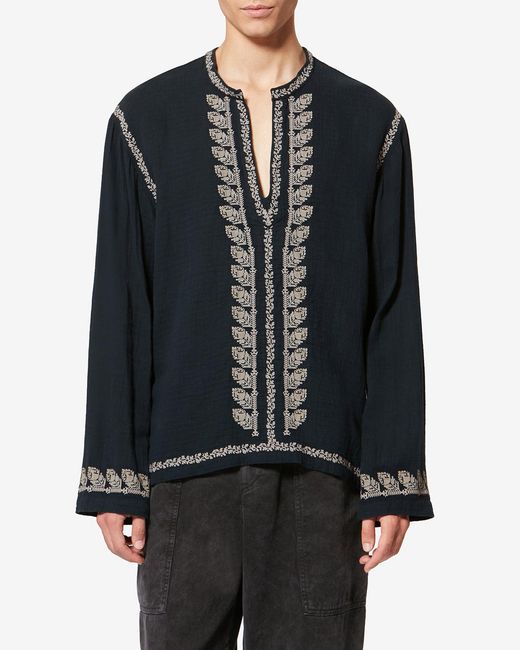 Isabel Marant Blue Cizalie Top for men