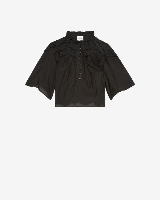 Isabel Marant Black Carmen Top