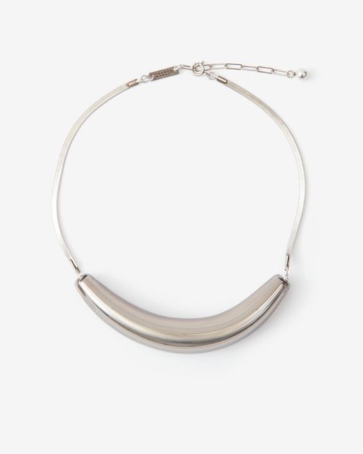 Isabel Marant White Oyan Necklace