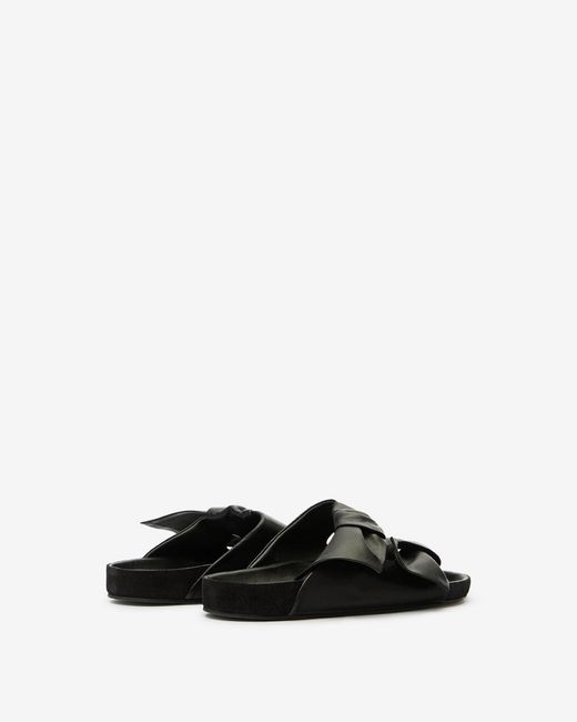 Isabel Marant Black Lennyo Bow Sandals