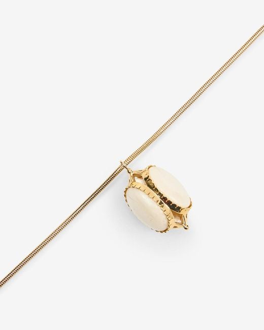 Isabel Marant White Hanae Long Necklace
