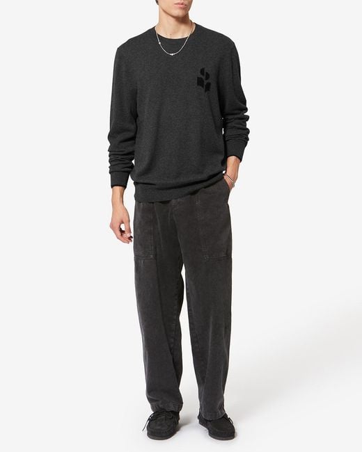 Isabel Marant Black Antea Sweater for men
