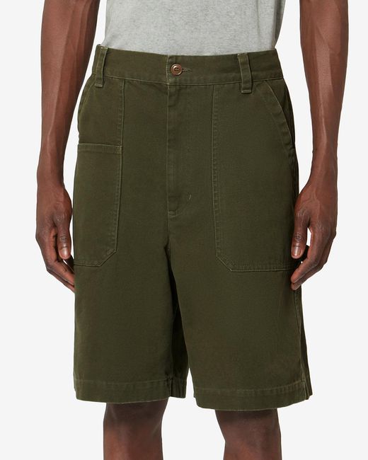 Isabel Marant Green Akyle Shorts for men