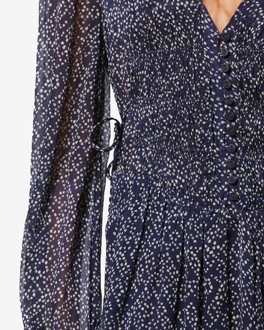 Isabel Marant Blue Loriena Dress